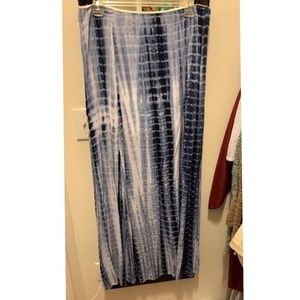 Tie dye maxi skirt